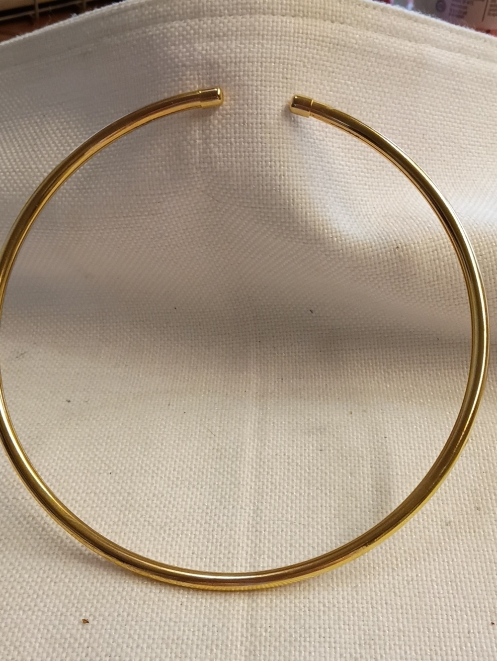 Gold Open Cuff Choker In Necklace - Women Jewelry